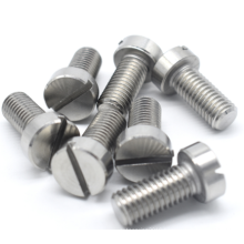 Standard M3*12mm SS316 Stainless Steel SS304 Slotted Cheese Head Screws